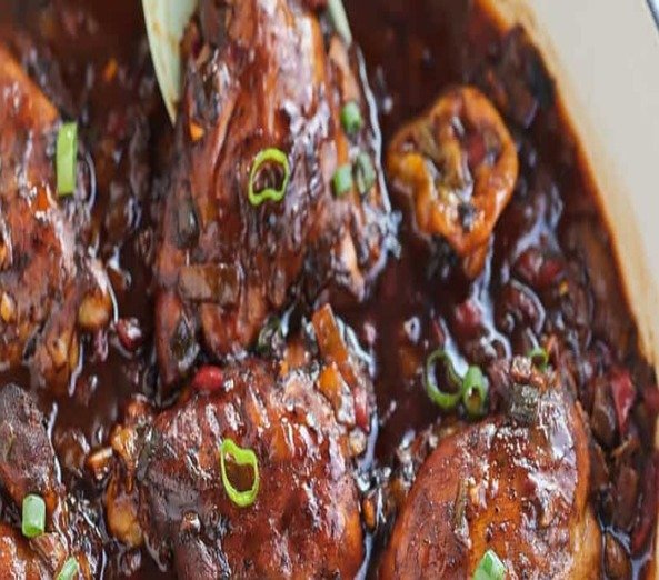 brown stew chicken