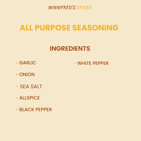 All Purpose Seasonings